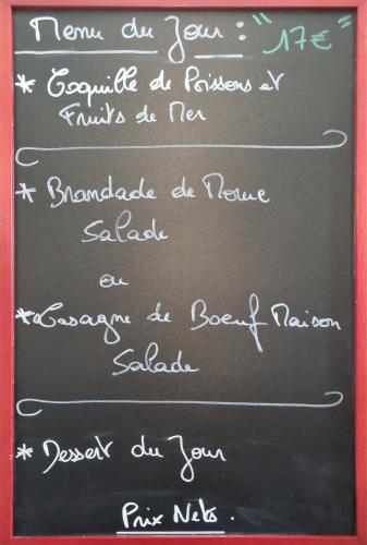 Menu du jour